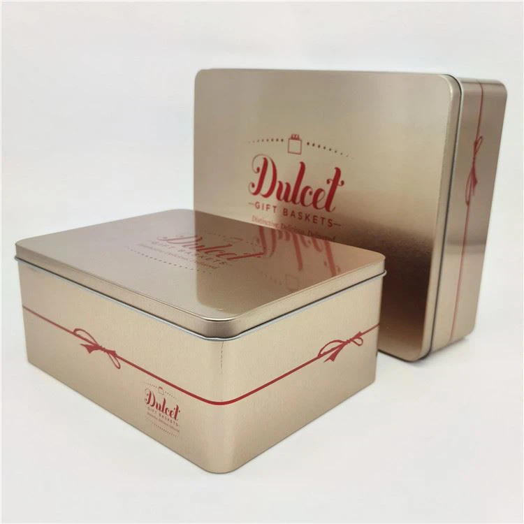 Boîte à biscuits en étain